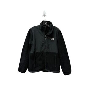 The North Face Womens Denali Polartec Fleece Jacket Black Full Zip Size L